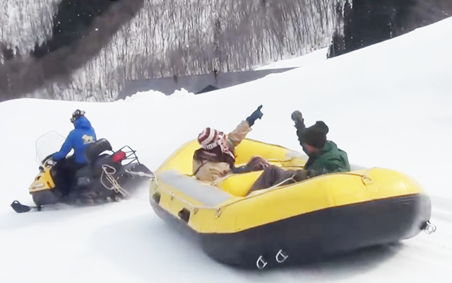 Snow Rafting