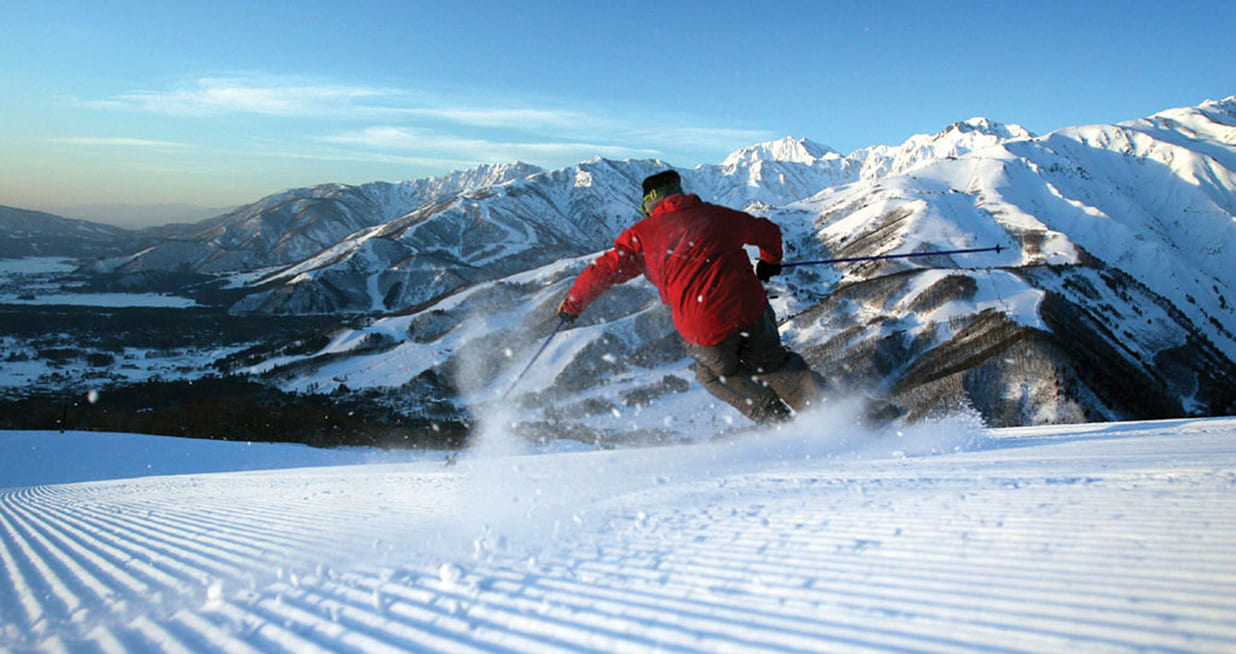 白馬村のスキー場